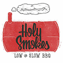 Logo of Holy Smokes BBQ