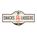 Logo of Snacks and Ladders Board Game Cafe