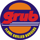 Grub Flame Grilled Burgers Logo